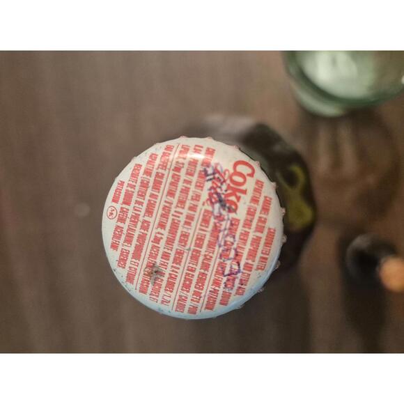 Vintage Coca-Cola Bottle and Miniature Bottle and Glass Set - Picture 6 of 6